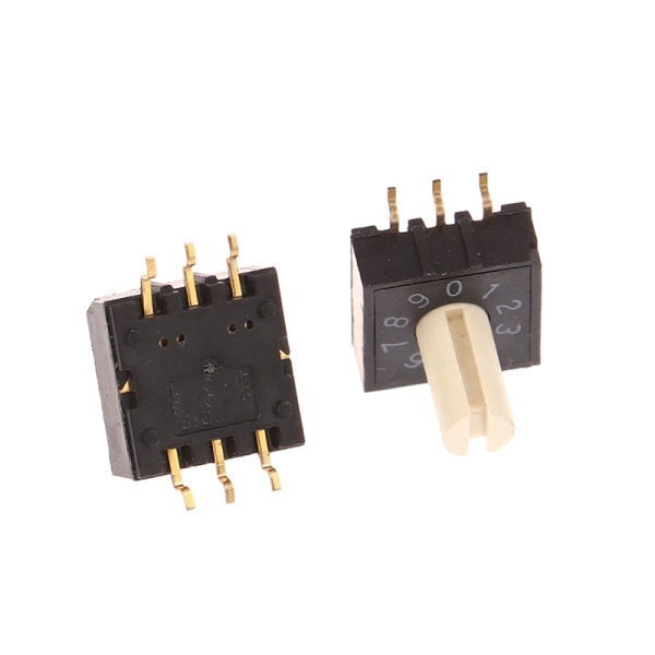 2 stk RM3HAF-10 dreiebryter 10 0-9 Kodebryter Patch 3: Black