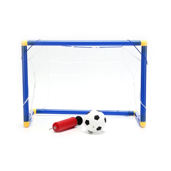 Folding Mini Fotboll Fotboll Mål Post Net Set