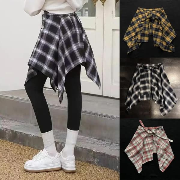 Mini Plaid Nederdel A5