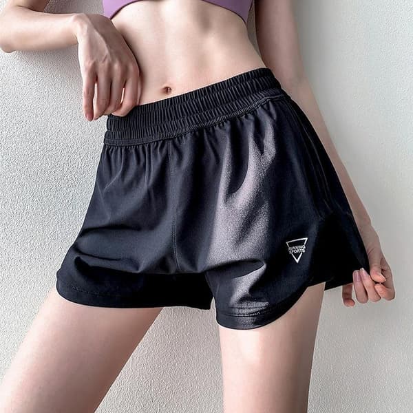 Yogashorts Kvinner Trening Elastisk Løpe Trening Kort Leggings B M