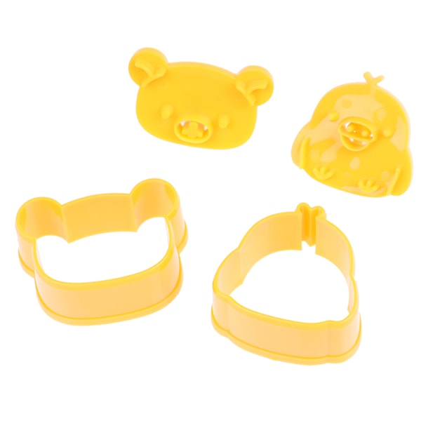 3 st/set e Bear Sandwich Form Bröd Tårta Kex Prägling Devi
