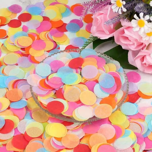50/100g Farverig Regnbuekonfetti Velegnet Til Valentinsdag A1