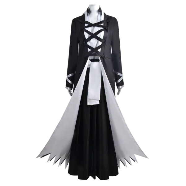 Kurosaki Ichigo Cosplay-kostyme Halloween Deluxe festkåpe Full Black XL  3622 | Black | XL | Fyndiq