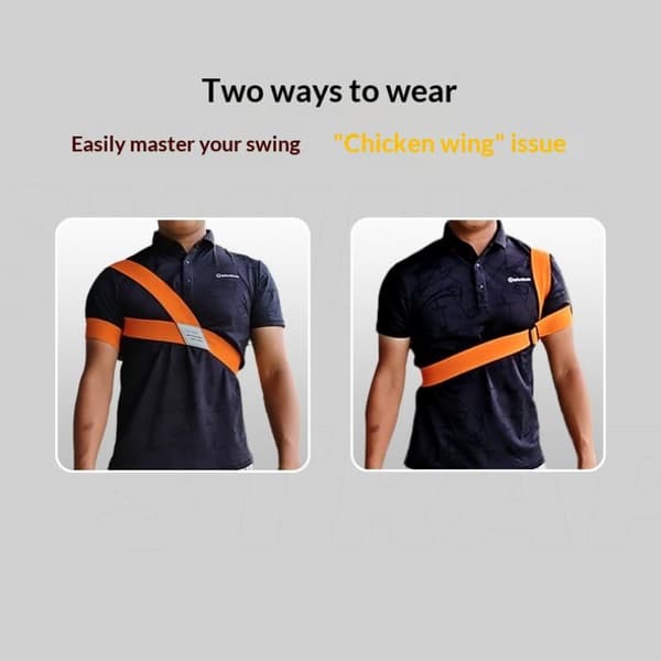 Golf Swing Training Aid Golf Swing Trainer Golf Swing Strap For Orange