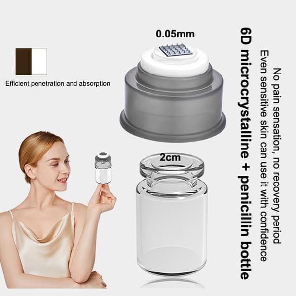 Mikro Stempel Serum Applikator Rund Nano 6D 0,05 mm Essens Intro A2
