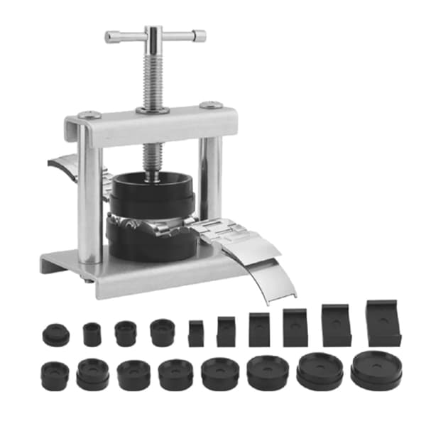 12st 18st Klockpresssats Klockbaksida Stängningsverktyg Passande Form 18PCS