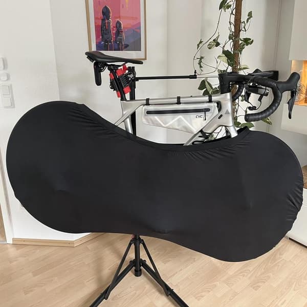 Cykelöverdrag Cykelskyddsutrustning Anti-dammhjul Black