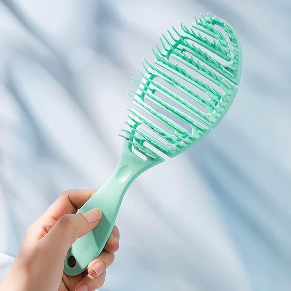Hule hårbørste hovedbund massage kamme hår styling detangle A5