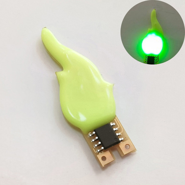 3v Led Cob Flash stearinlys Fleksibel filamentdiode lys Decorati Blue