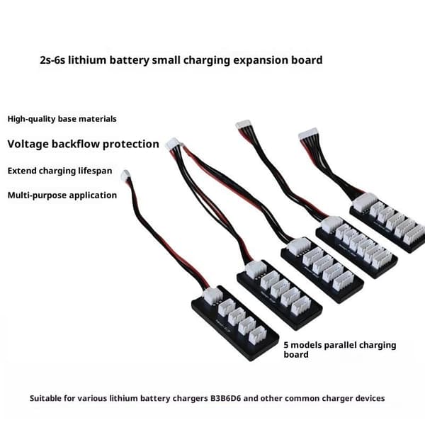 1 sett 2S 3S 4S 2-4S 2-6S 2-8S Lipo parallell balansert lade B A2