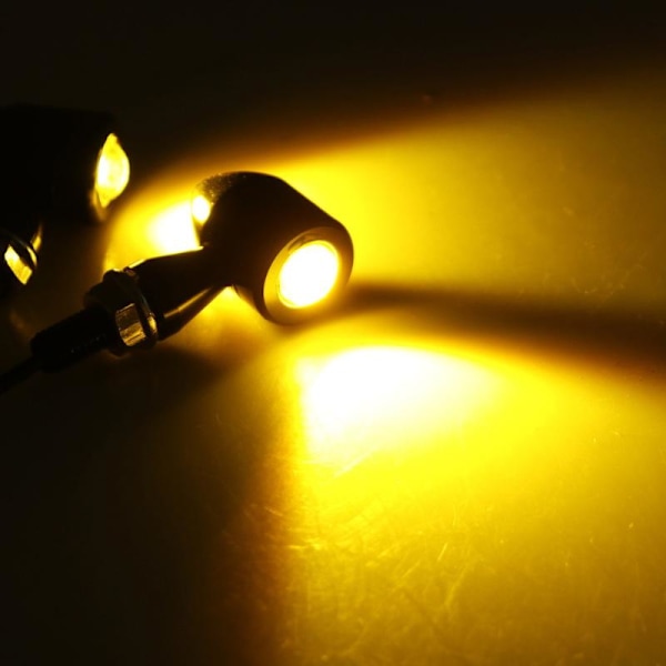 1Par Motorcykel Blinklys Mini LED Kugle Blinker Lys Indikator A2