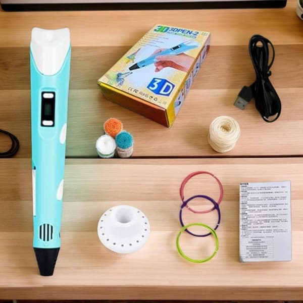 3D Pen Digital Display Intelligent Printing Pen til at lave kruseduller og graffiti 2