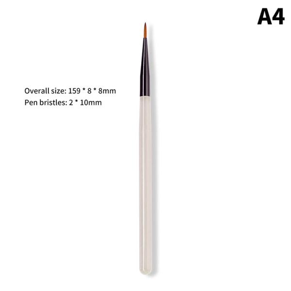 1kpl UV Gel Extension Painting Brush Nail Art Brush Pen Manicur A1