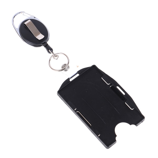 2-Pack Card ID Holder med udtrækkelig Badge-rulle