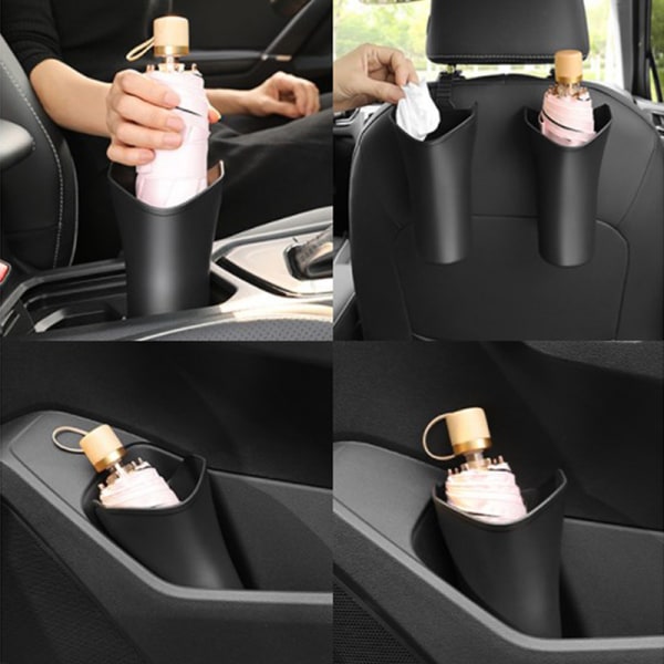1 STK Car Multi-purpose Oppbevaringsholder for Paraply Bverage Tras