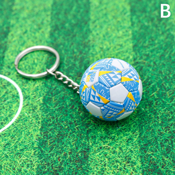 Sports Fodbold Souvenir nøglering taske hængende ornament Keychai B