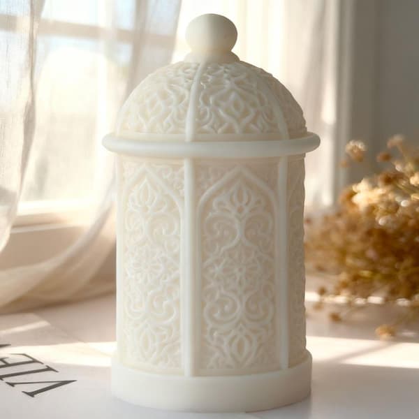 DIY Ramadan-kynttiläkupolin rakennussilikonimuotti käsintehty tuoksu A