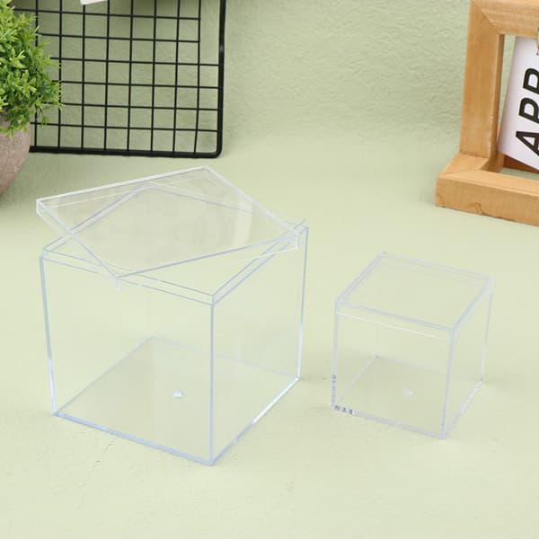 1 st transparent akrylbox plastorganisatör förpackningslåda Ca L