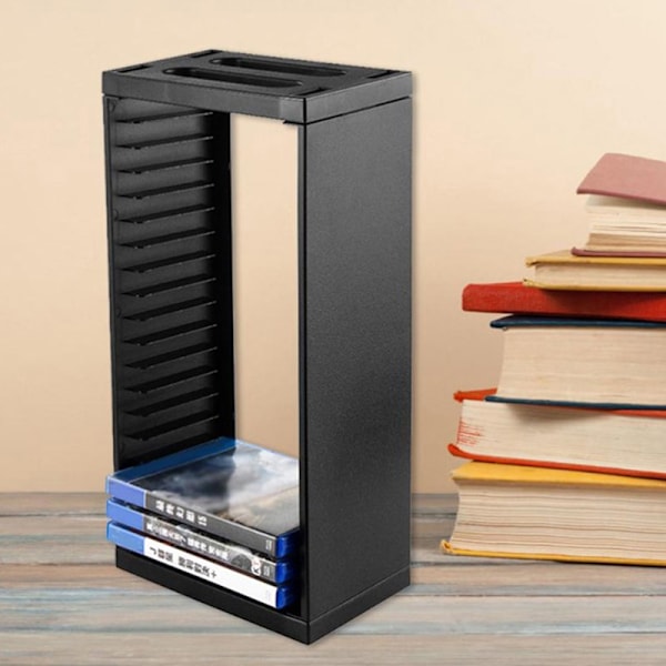 PS4 Multifunksjonell Disic Storage Tower Spill Diskholder