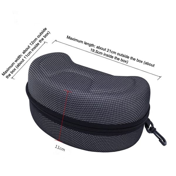 1PC Skid Snowboard Goggles Box Hård EVA Bärbar Skyddsförvaring 2