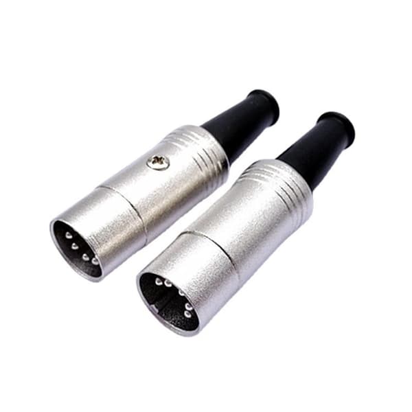 1/2 st 5-stifts DIN Midi-kontaktkabel o-adapter hane inline-kontakt A2