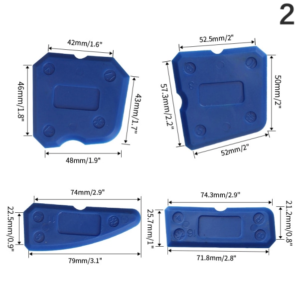 Skrapverktygsglaslim Multi-Angle Scraper Caulk Remover för B 2