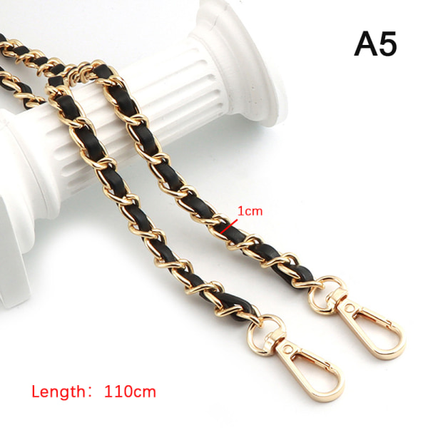 110 cm Pung Chain Strap Crossbody Chains Erstatningslæder A1