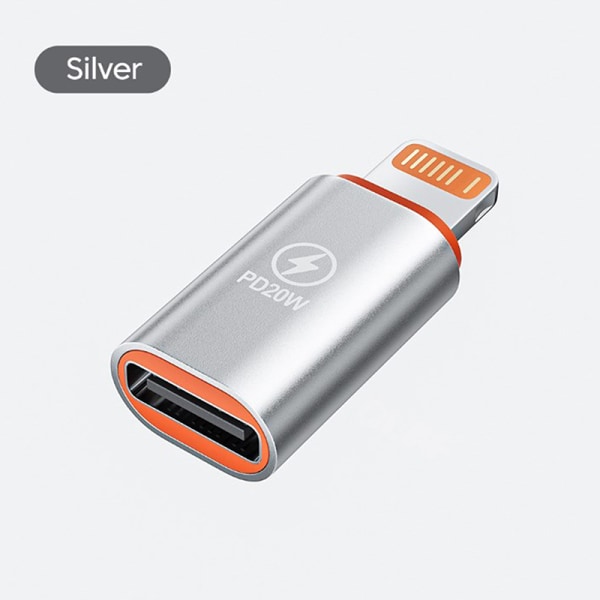 OTG-sovitin iOS-uros-tyypin c naarasliittimelle 20 W Fast PD Blue