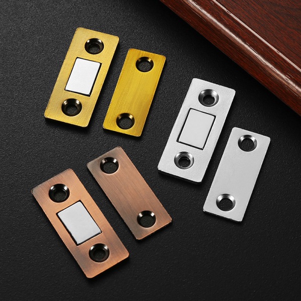 2 kpl / set Magneettinen Kaappi Lukitsee Magneettioven pysäyttimet piilossa A1