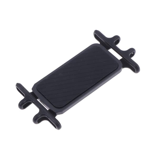 For sykkel silikon telefonholder datamaskinbrakett tilbehør Pho Black