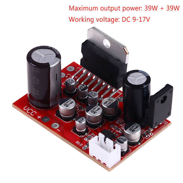 POWER Stereotehovahvistinkorttimoduuli DC 12V 39W+39W NE55