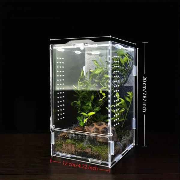 Akryl Jumping Spider Enclosure Escape Proof Buckle Lock Venti A1
