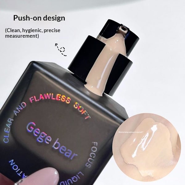 GegeBear Clear Flawless Coverage Flytande Foundation Concealer Lo 2