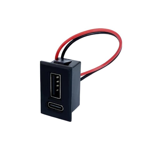 USB Type-C naarasliittimen lampun latausvirtaliitin C-tyypillä 1pc