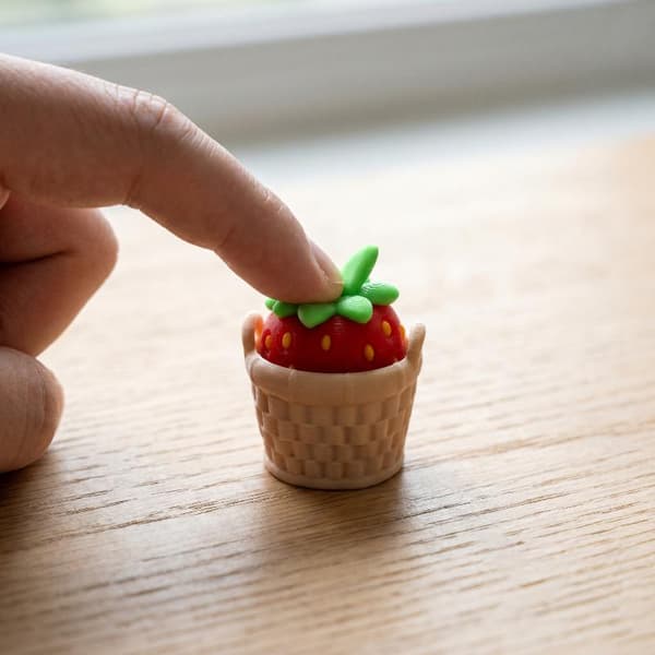 Kreativitet 3D-printet e Fruktformet Fidget Clicker Leker E