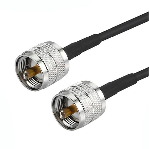 RF koaksialkabel UHF PL259 han til han stik RG58 pigtail A4