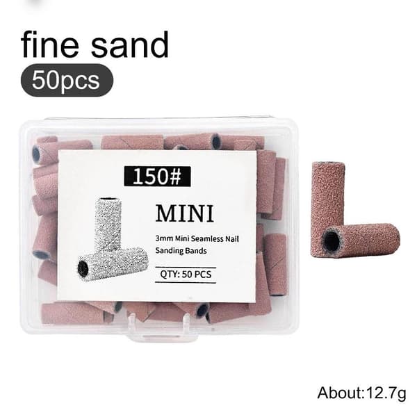 50/60/100 stk. Mini slibebånd til neglebor maskinebit manicure A3
