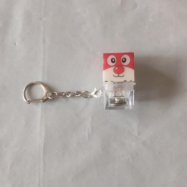 Spiltastaturknap Nøglering Fidget Legetøj Dekompression Keycaps A4