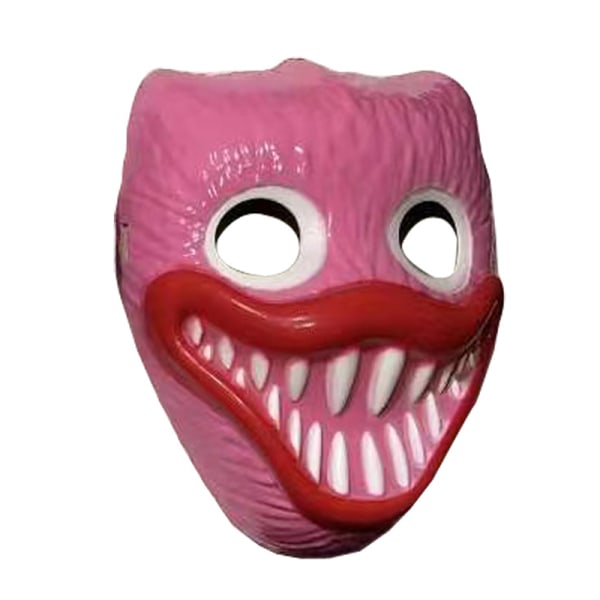 Halloween Cosplay Masks Poppy Playtime Movie Huggy Wuggy Mask Pink