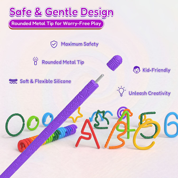 8 st EDC Fidget Sensoriska Pinnar Leksaker