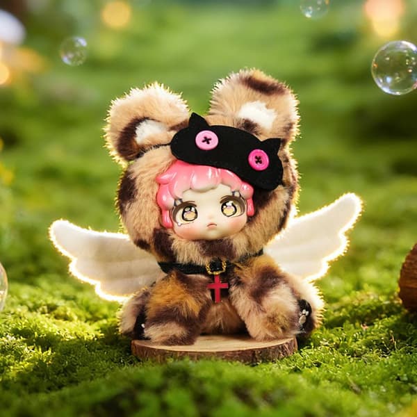 ETTA Star Wing Illusion Plys Blind Box Fyldt Nøglering Taske Ch 1 Box Random