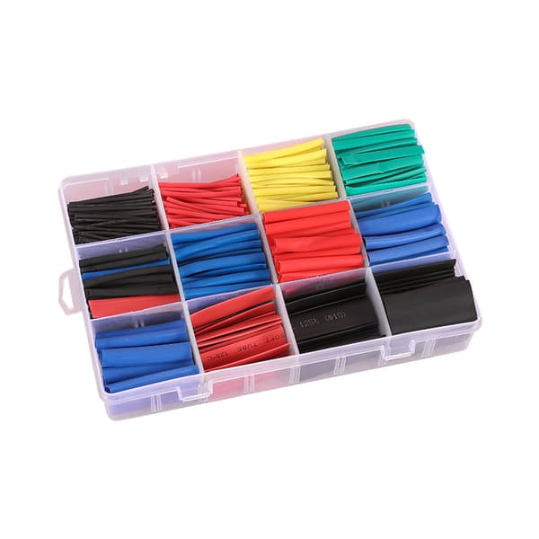 328PCS Polyolefin Isolering Varme Krympeslange Rør Ærme Wra 164PCS
