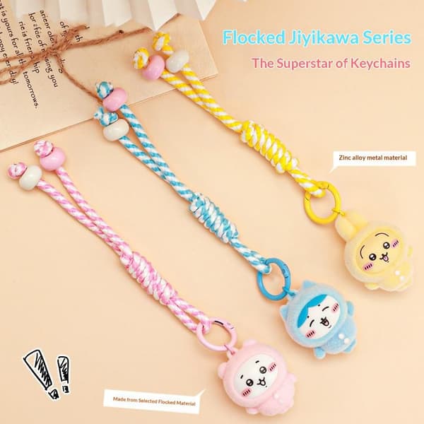 Chiikawa Nyckelring Usagi Hachiware Figur Docka Prydnad Nyckelband A26