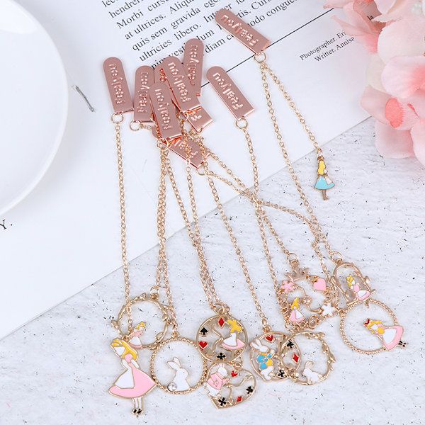1PC Kirjanmerkit Riipus Kirjamerkit Metalliset Kirjanmerkit Koulutoimisto P3