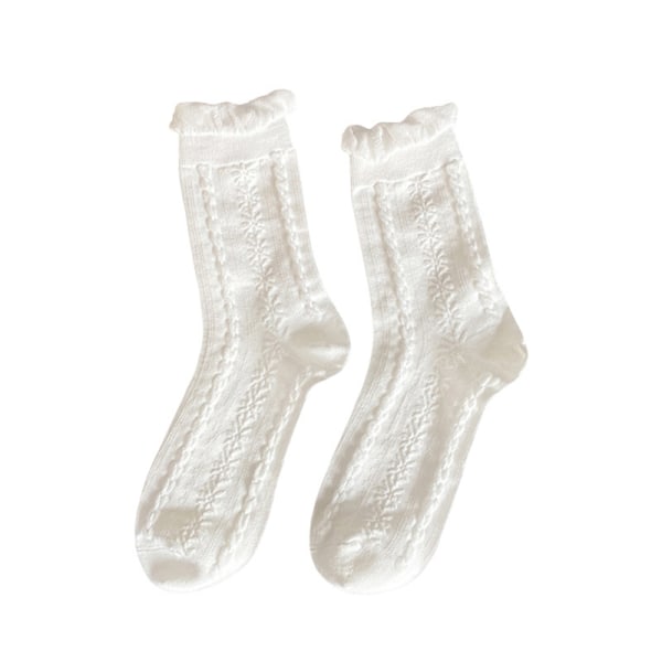 Hvite blonder sokker jenter søte korte sokker hul ut pustende F 5811 | F |  Fyndiq