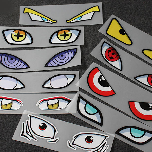 Devil eyes bilklistremerker bilhjelm elbil motorsykkel refl A19