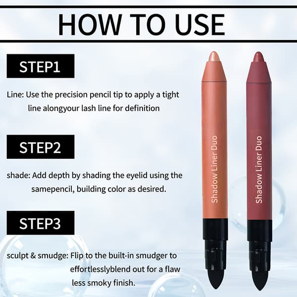 Perfect Color Duo-Shadow Liner 2-i-1 Eyeliner & Ögonskugga Tail A2