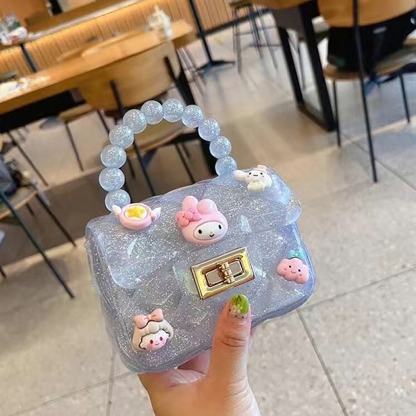 Sanrio e Jelly Bag Melody Chain Bag Skulder Crossbody Bag Mini A6