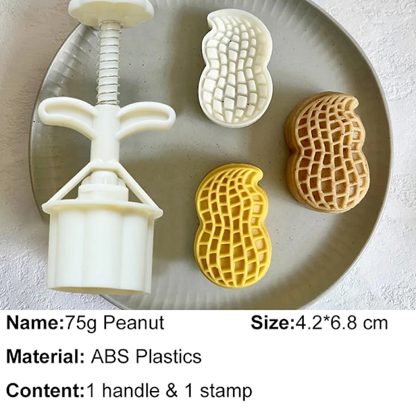 30g 50g 75g Mini Jordnötsformad Måntårta Form Kakform ter Ram B 50g