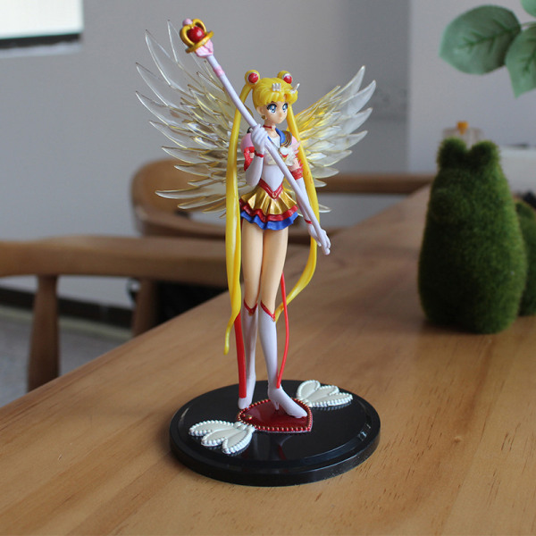 Sailor Moon e Figures-dekorasjon for skrivebordsbursdagskakefans Co